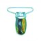 1 Dozen Metal Suspender Clips Colorful Durable Plastic Grip Sewing Clips Size 1 Inch Aqua Color